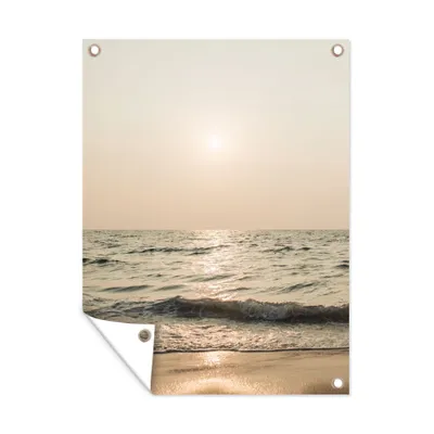 Obrázek produktu pro MuchoWow® Zahradní plakáty - Moře - pláž - slunce - 160x120 cm - Zahradní dekorace