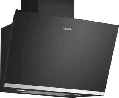Produktbild von Siemens Wandesse 80 cm Klarglas schwarz bedruckt LC81KAN60