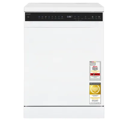 Produktbild von Exquisit Stand-/Unterbau-Geschirrspüler GSP9616-450B weiß | 16 Maßgedecke | Energieklasse B | 45 dB | 8 Programme | Besteckschublade | Halbe Beladung