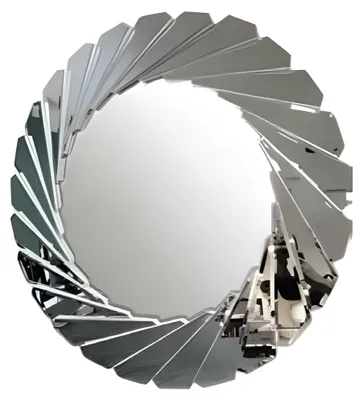 Image de Miroir gris moderne en verre pour chambre à coucher salon salle de bain