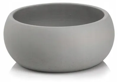 Produktbild von Polnix Übertopf Keramik 23 cm Grau Modern