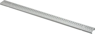 Produktbild von Alcadrain Rost für Entwässerungsrinne für Fassaden-und Terrassenentwässerung MW 8/8 Edelstahl 998 mm x 75 mm x 20 mm
