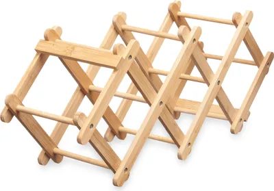 Obrázek produktu pro Stojan na víno na 6 lahví, 54 x 15 x 21,5 cm