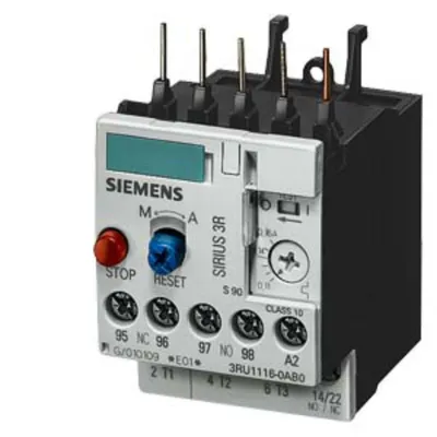 Produktbild von Siemens 3RU1116-1DB0-UEBERLASTRELAIS 2,2...3,2 A für MOTORSCHUTZ