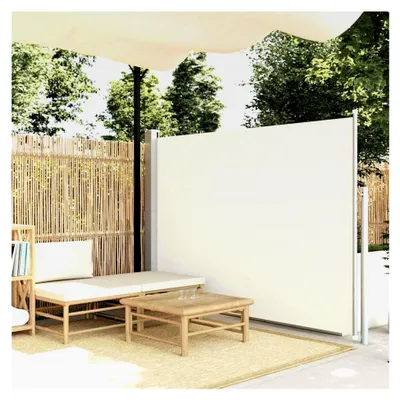 Produktbild von Ausziehbare Seitenmarkise 170×300 cm Creme für den Außenbereich, Gärten und Innenhöfe