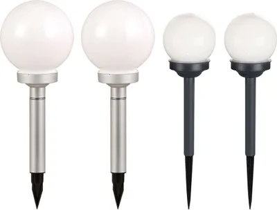 Produktbild von 4er Set LED Solar Steckleuchten für Ihren Garten oder Hof