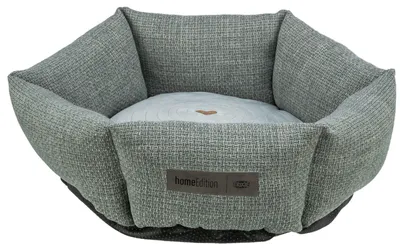 Produktbild von TRIXIE Bett Viviana, Ø 50 cm, blau-grau