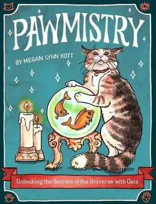 Productafbeelding van Pawmistry Englisch Geschenkbuch mit herausnehmbarem, ausklappbarem Katzen-Wahrsagebrett