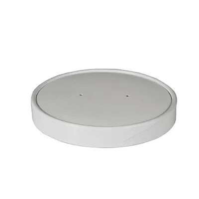 Produktbild von Deckel für Suppenbecher, Pappe "To Go" rund Ø 11,8 cm weiss