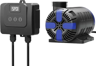 Obrázek produktu pro SuperECO ponorné čerpadlo 15.000 l/h / 180 W, energeticky úsporné filtrační čerpadlo, čerpadlo pro jezírka s koi kapry, oběhové čerpadlo, čerpadlo pro zahradní jezírka