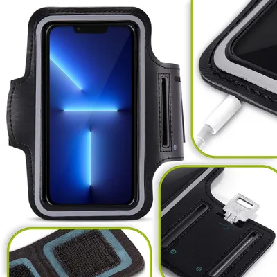 Produktbild von Sportarmband für Apple iPhone 16 Plus Armtasche Jogging Hülle Fitness Tasche