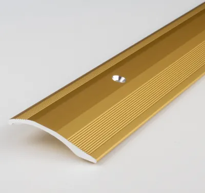Produktbild von PROVISTON | Übergangs- & Ausgleichsprofil | Aluminium | 40 x 5 x 1000 mm | Goldfarbig | Bodenprofil | Metallprofil | Übergangsschiene