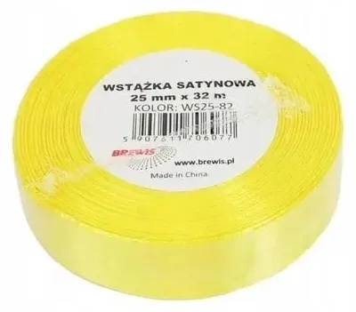 Immagine prodotto di Nastro di raso canarino 25 mm x 32 m