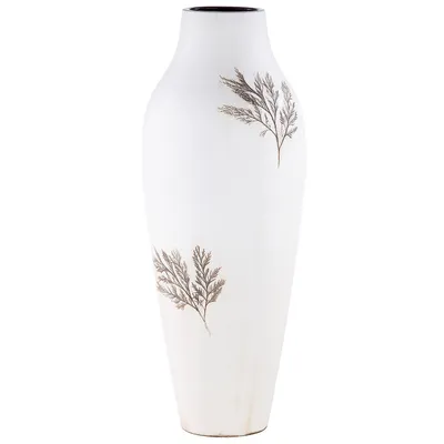 Obrázok produktu pre Gilde váza, veľká, "Zweig", motív trávy, keramika, krémová, VE 1, v. 82 cm, hl. 31 cm 28988