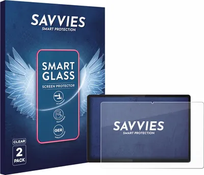 Produktbild von 2x Savvies Schutzglas Folie für Lenovo Idea Tab Pro 12.7" 9H Panzer Schutzfolie Glas Displayschutz klar transparent