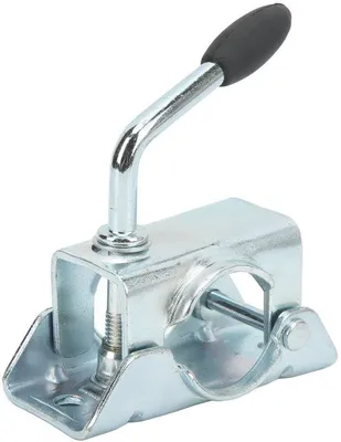 Image de Pince de fixation pour tuyau de 48 mm - Acier galvanisé - Durable - Attache de montage pour remorques