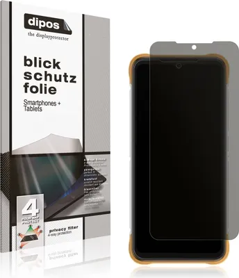 Produktbild von Blickschutzfolie für Umidigi Bison X10 matt Schutzfolie Folie Display Schutz dipos