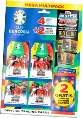 Produktbild von Topps UEFA EURO 2024 Germany Match Attax Karten - EM Sammelkarten - 1 Ultra Multipack