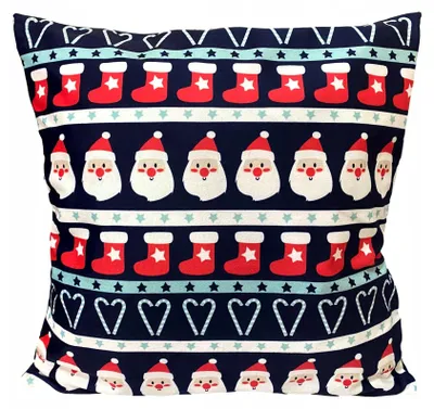 Image de Smukee Housse de coussin Xmas Père Noël décorative 40x40