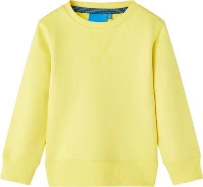 Produktbild von Kinder-Sweatshirt Hellgelb 104