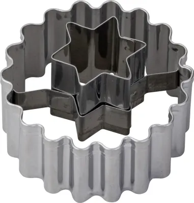 Produktbild von Zenker Ausstechform Linzer Stern Ø 5,4 x 3,6 cm silber
