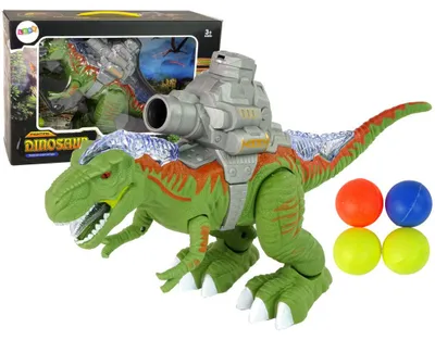 Obrázek produktu pro Dinosaurus s Katapultou Chodí Střílí Zelený