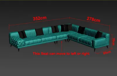 Produktbild von Ecksofa Sofa L-Form Wohnzimmer Couch Polster Sofas Neu Design Leder Grau Möbel