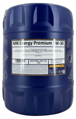 Produktbild von Mannol Energy Premium 5W-30 20 Liter (MN7908-20)