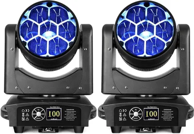 Obrázek produktu pro Otočné světlo disco – 7x40W RGBW LED – režim ovládání přes DMX a zvuk
