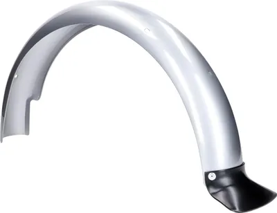 Produktbild von Kotflügel / Schutzblech hinten, silber pulverbeschichtet (mit Schmutzschutz) für Simson S50, S51, S70