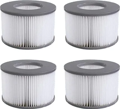 Produktbild von Ersatzfilter für MSPA Whirlpool, Filterkartusche Wasserfilter, Filter für Whirlpool, für heiße U-Boote und Spa, für aufblasbare Pools, Wasserfilter Modell ab | Für aufblasbare Whirlpools & Schwimmbäder