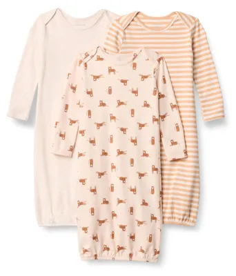 Immagine prodotto di A. Set di 3 pigiami a maniche lunghe in cotone, unisex, per neonati