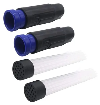 Imagen del producto de Paquete de 2 tubos de aspiradora multifuncionales, accesorios universales para aspiradora