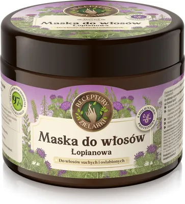 Zdjęcie produktu dla Maska Łopianowa Eurus Regenerująca Do Włosów Suchych 300 Ml