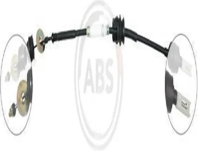 Produktbild von A.B.S. K25960 Kupplungsseil Seilzug passend für PEUGEOT 406 (8B)