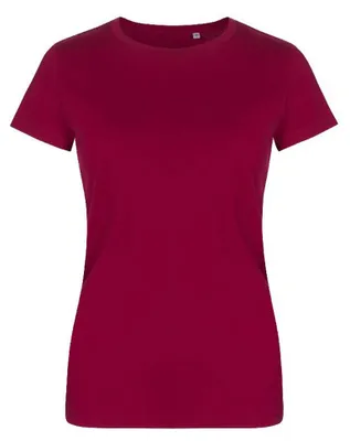 Immagine prodotto di X.O By Promodoro - T-shirt girocollo da donna LT3347 (S) (rosso bacca)