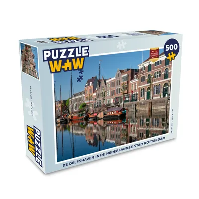Obrázok produktu pre MuchoWow® Puzzle 500 ks Rotterdam - leto - reflexia