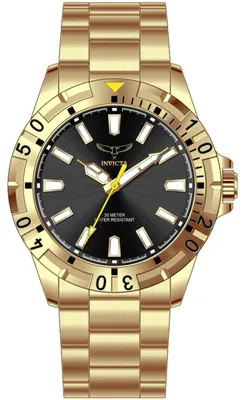 Obrázek produktu pro Invicta Specialty 69032 Pánské hodinky - Quartzový strojek - Kov s černým ciferníkem - 42 mm