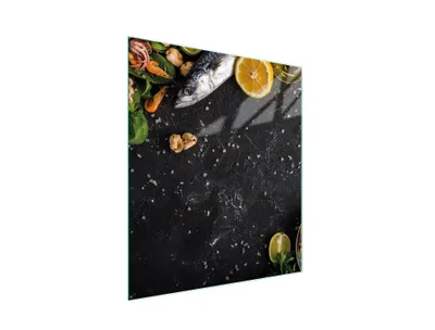 Image de Planche à découper en verre 45x52 Poisson