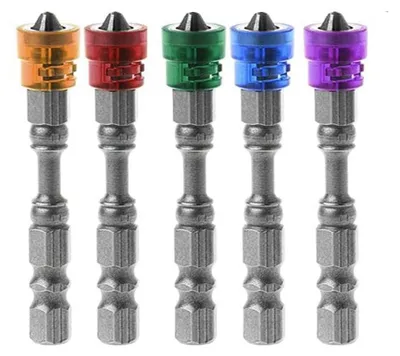Productafbeelding van Set van 5 Magnetische PH2 Kruiskopschroevendraaier Bits 1/4 Inch