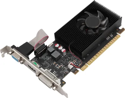 Image de Carte graphique 2GB pour GDDR3 PCIE Thin Low Profile 64 Bit avec VGA HD Multimedia Interface DVI Fan GT730