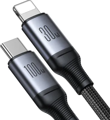 Produktbild von Joyroom Speedy Serie S-A21 2-in-1 Kabel USB-C/Lightning 100W 1,5m Schwarz