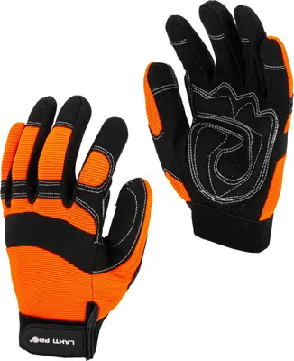 Immagine prodotto di Guanti meccanici L280510P, nero-arancio, taglia 10, LAHTI PRO