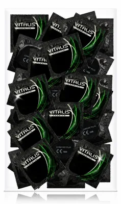 Image de Vitalis Comfort Plus, paquet de 100 préservatifs, Image générée par une IA