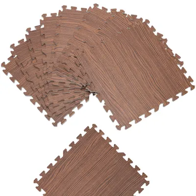 Immagine prodotto di MONZANA® 8x Tappetino di Protezione per Pavimenti 45x45cm Antiscivolo Impermeabile Fitness Tappeto Puzzle Espandibile