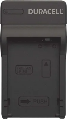 Obrázek produktu pro Duracell DRC5900, USB, Domácí nabíječka, Canon LP-E8, Černá, 5 V, 5 V