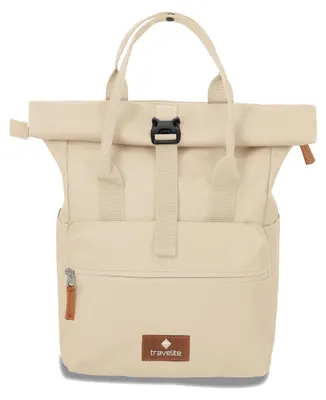 Obrázok produktu pre travelite batoh na voľný čas Batoh s priehradkou na notebook Basic Short Handle Rollup Backpack 11L Cream White cream