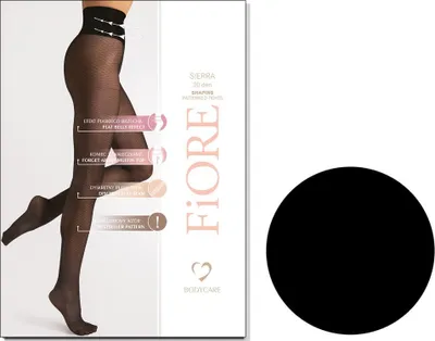 Produktbild von Flachbauch-Strumpfhose aus Netzstoff 20 den 3 Black