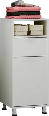 Zdjęcie produktu dla Unterschrank >Lofti< in Weiß - 37x90.5x33cm (BxHxT)