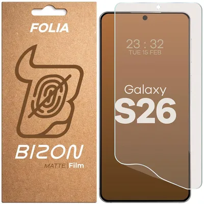 Produktbild von Matte Folie für Galaxy S26, Bizon Film Matte, 1 Stück